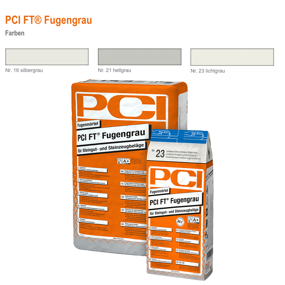 Flexfugenmörtel für Steingut- und Steinzeugbeläge und für innen und außen PCI FT Fugengrau-BEN10183.4 Flexfugenmörtel für Steingut- und Steinzeugbeläge und für innen und außen PCI FT Fugengrau-BEN10183.4