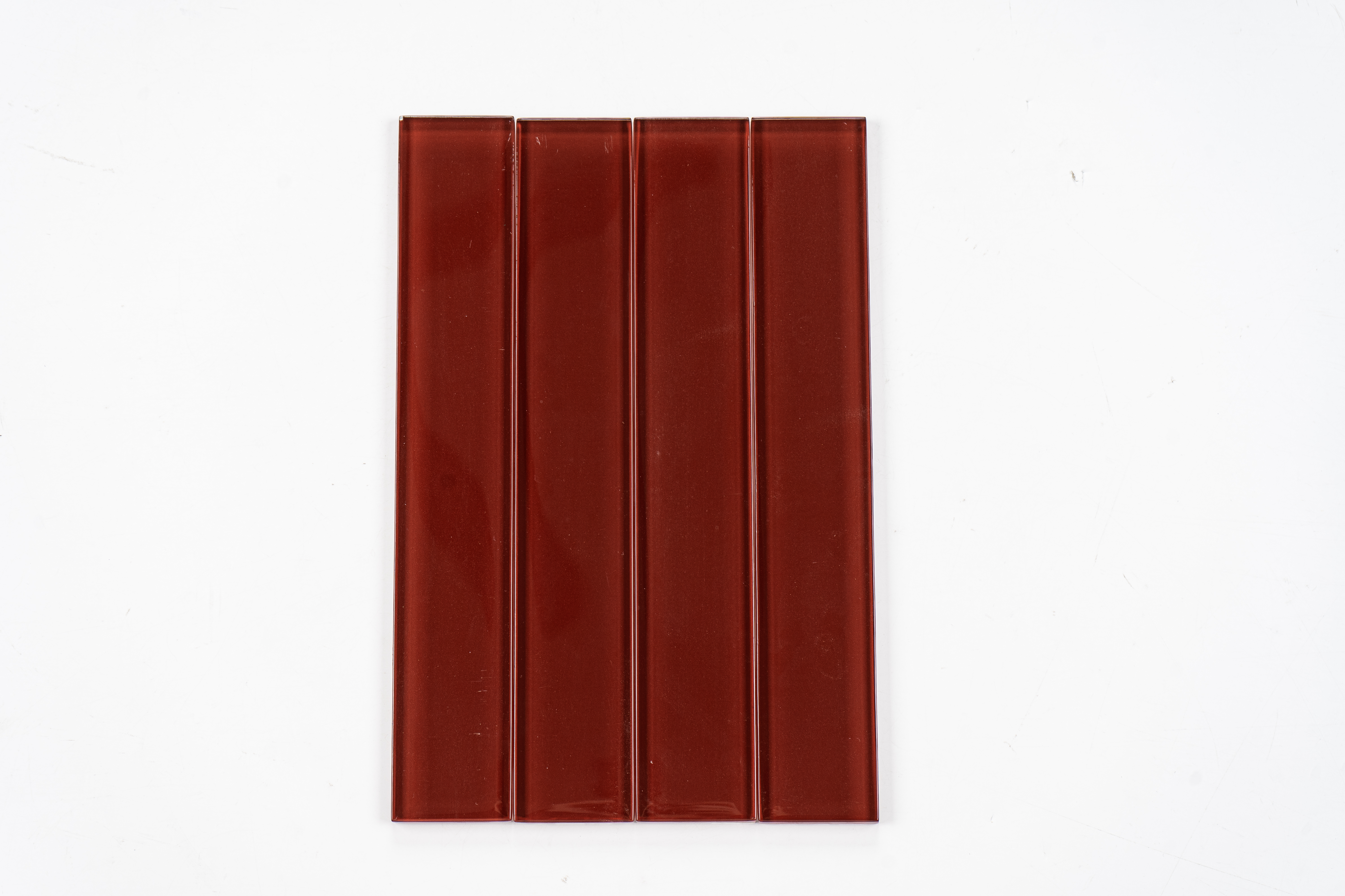 Glasmosaik Tile 8mm Rot