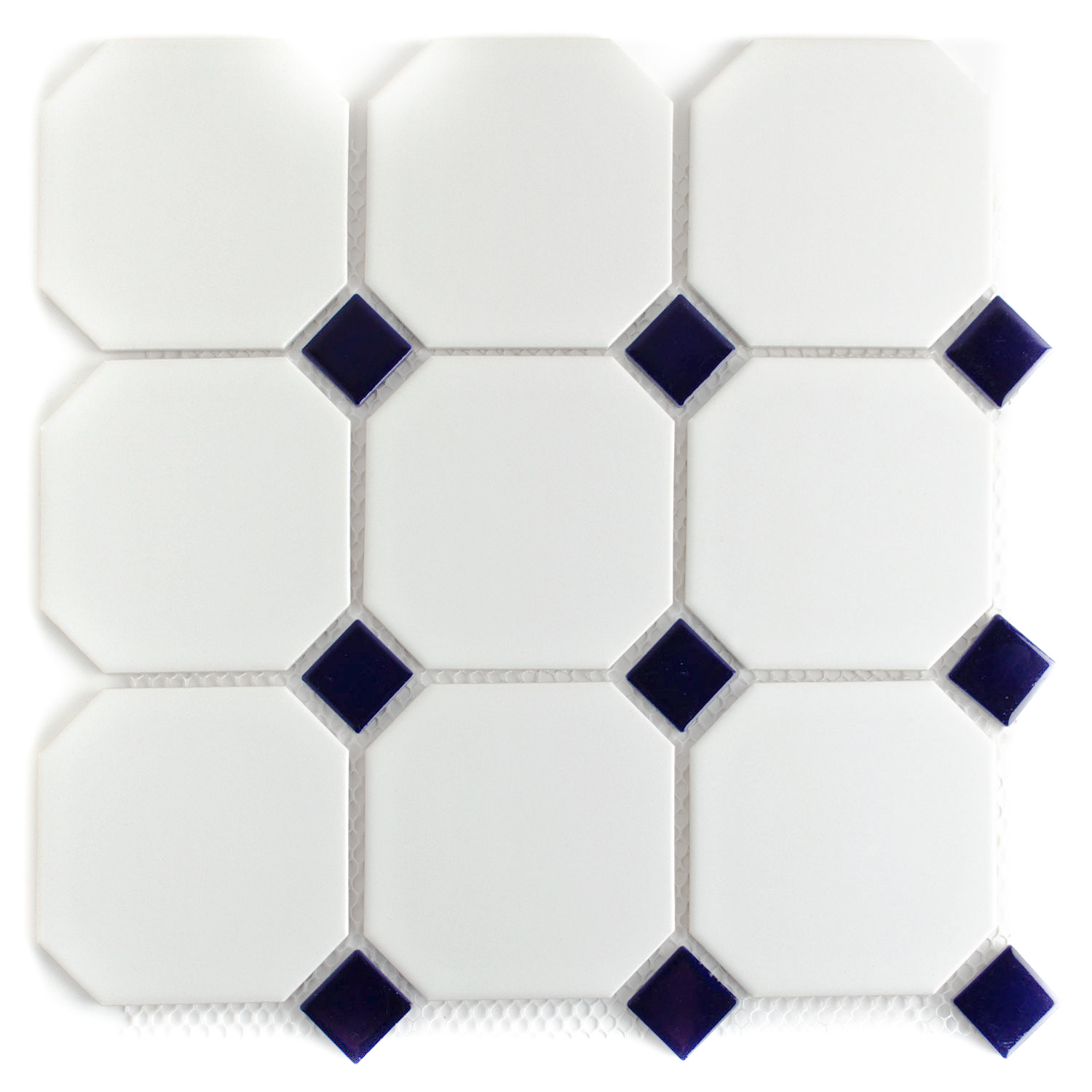 Keramikmosaik Hexagonmosaik Weiss Karina Matte