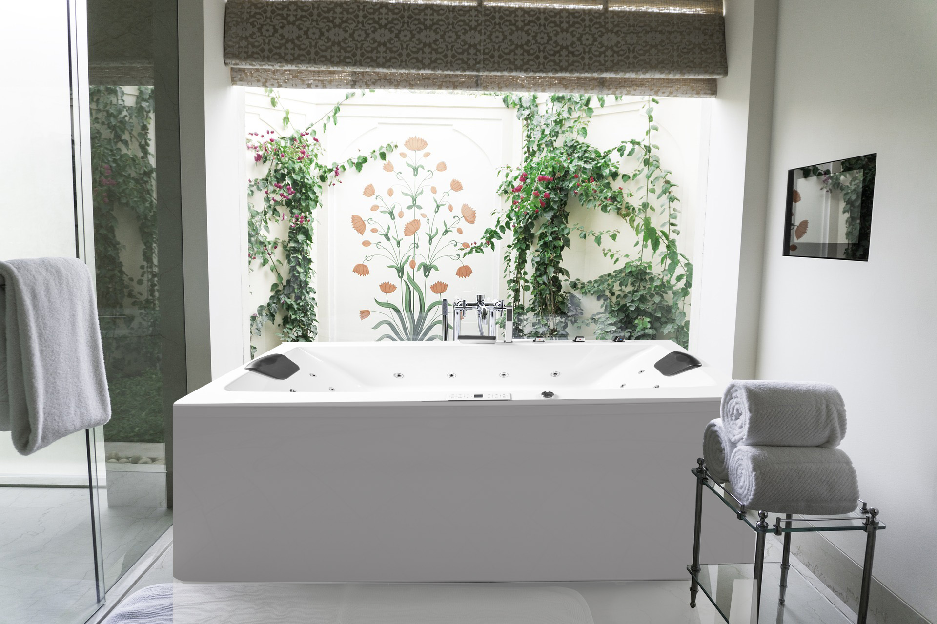 Badewannen Whirlpool mit 24 Massagedüsen Spa Bali Tenganan TWO in weiss MADE IN GERMANY-BEN10152.33 Badewannen Whirlpool mit 24 Massagedüsen Spa Bali Tenganan TWO in weiss MADE IN GERMANY-BEN10152.33