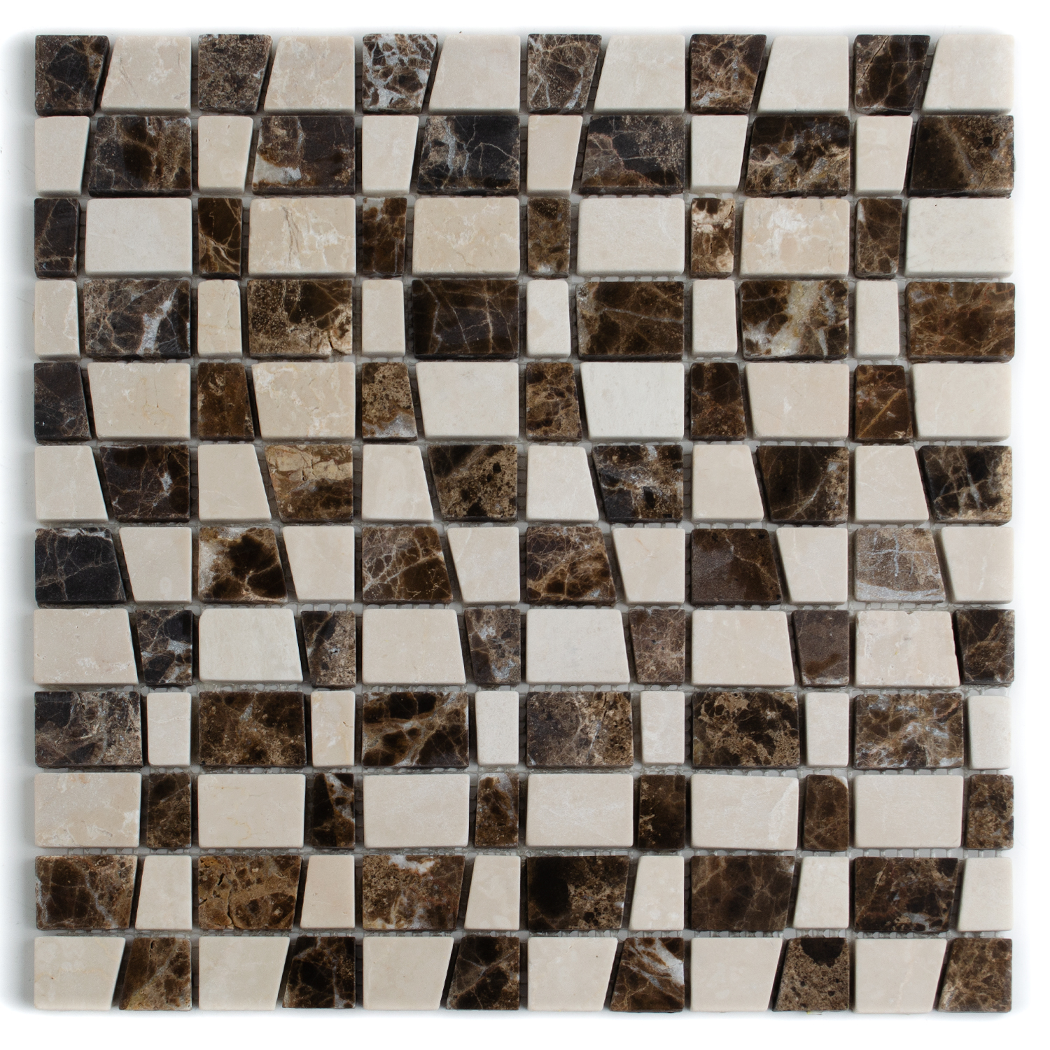 Natursteinmosaik Marmormosaik Welle Beige Braun Noemi-BEN10281 Natursteinmosaik Marmormosaik Welle Beige Braun Noemi-BEN10281