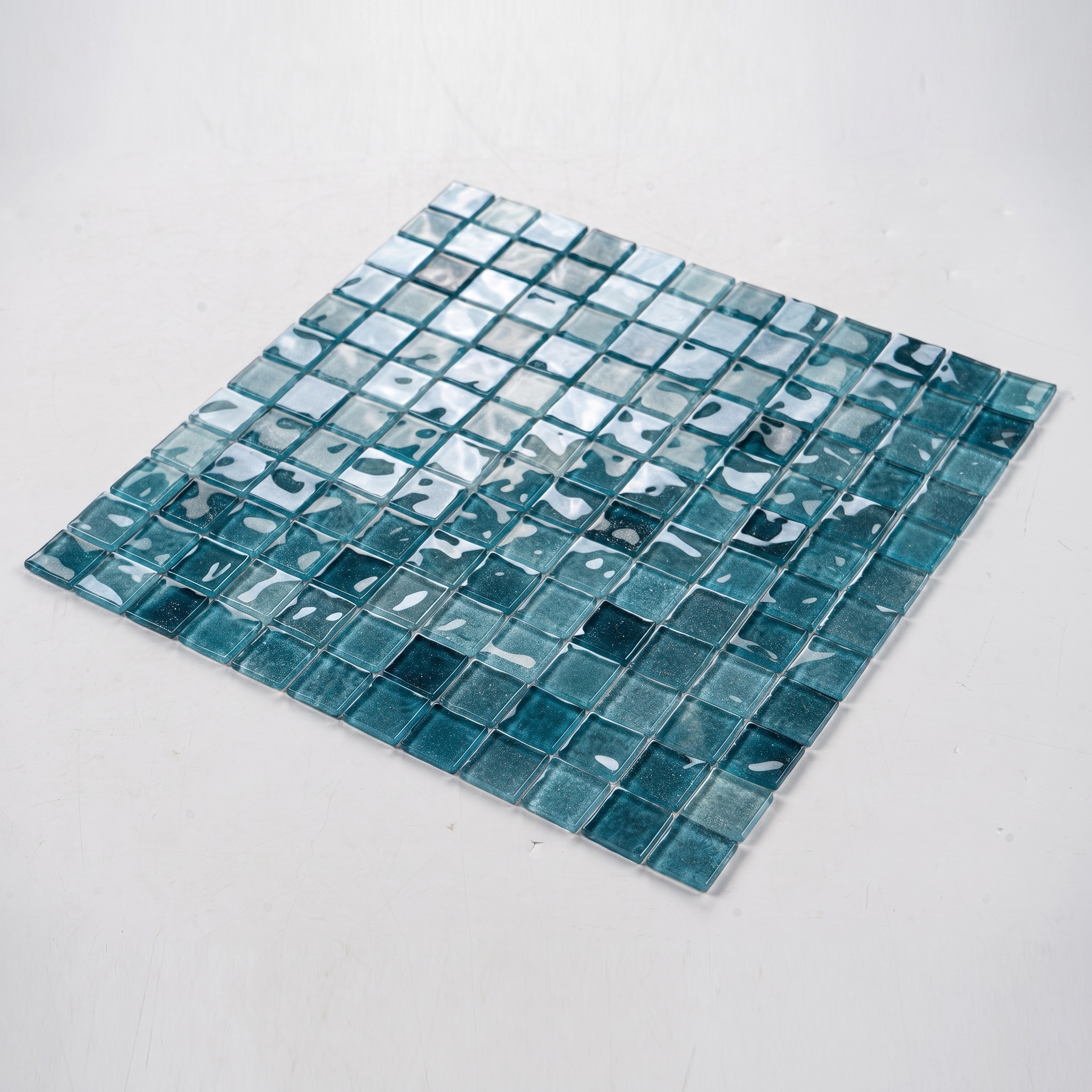 Glasmosaik Mosaikfliese Nizza 48×48 mm & 23×23×4 mm 