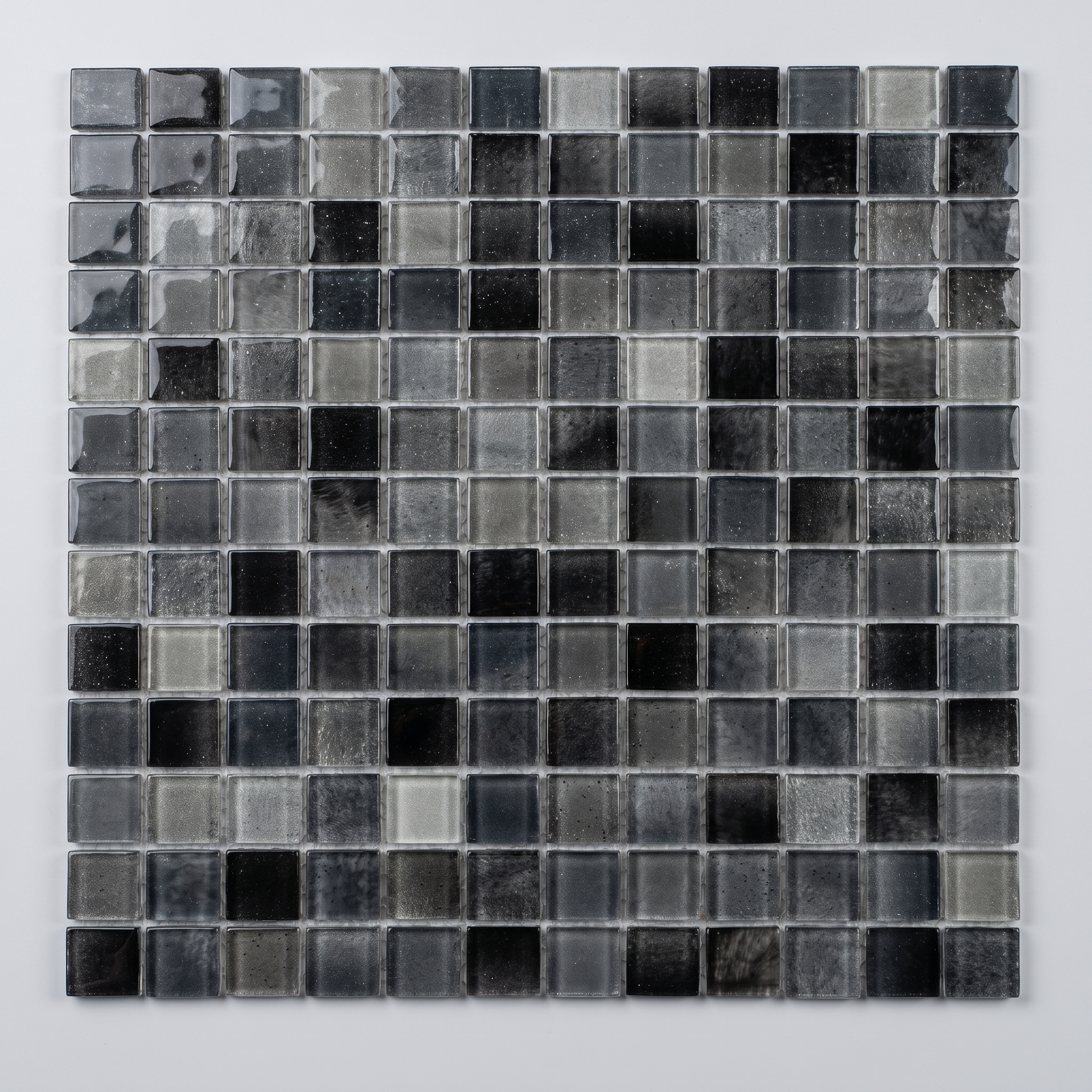 Glasmosaik Mosaikfliese Nizza 48×48 mm & 23×23×4 mm 
