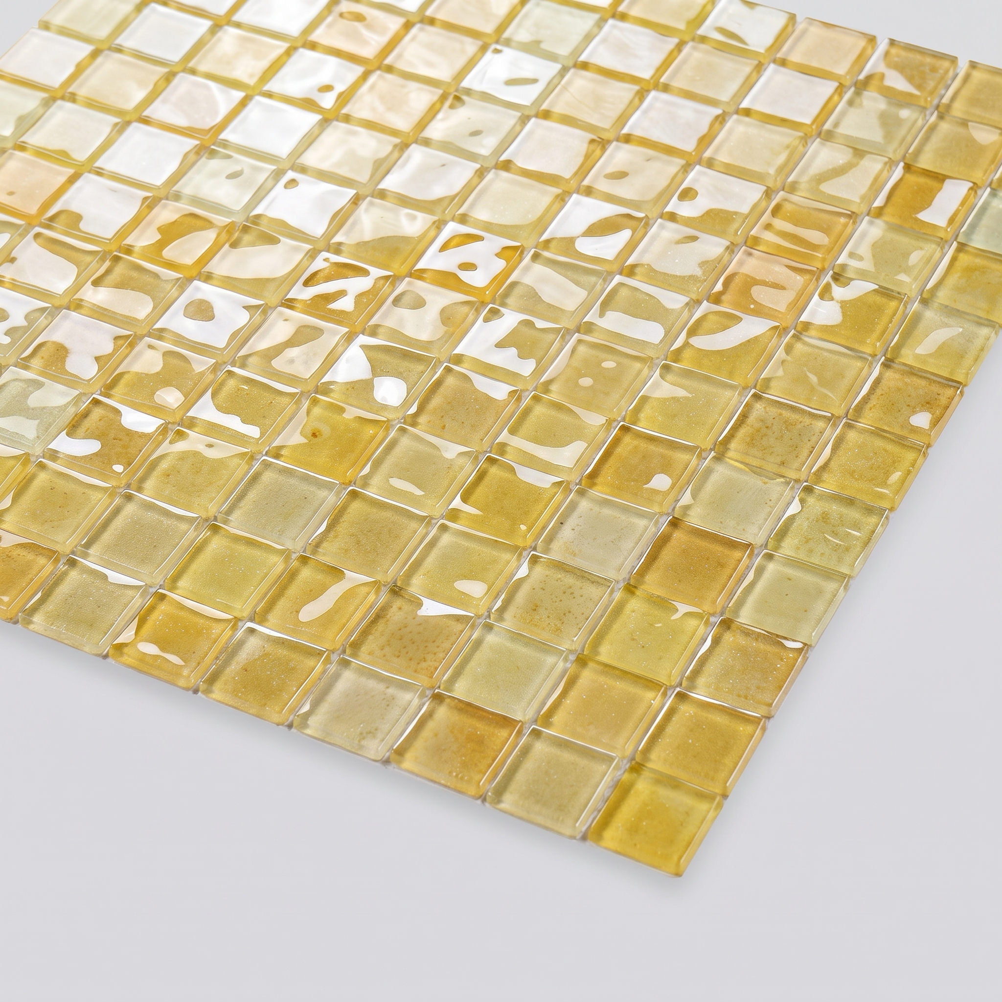 Glasmosaik Mosaikfliese Nizza 48×48 mm & 23×23×4 mm 