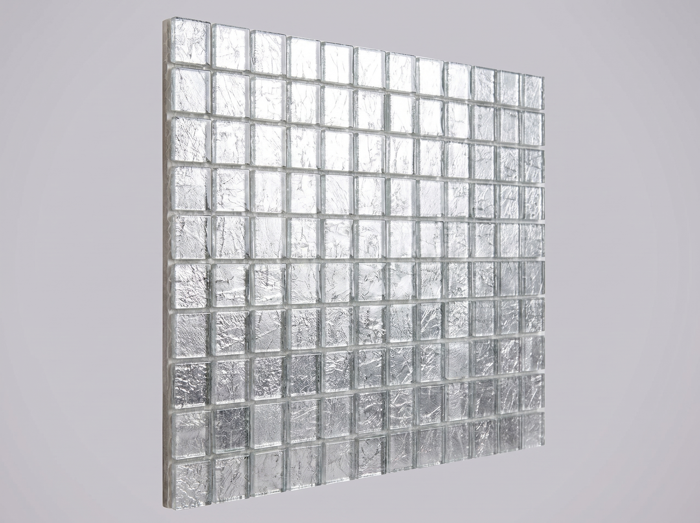 Glasmosaik Galaxina Silber Metalleffeckt 1 Paket
