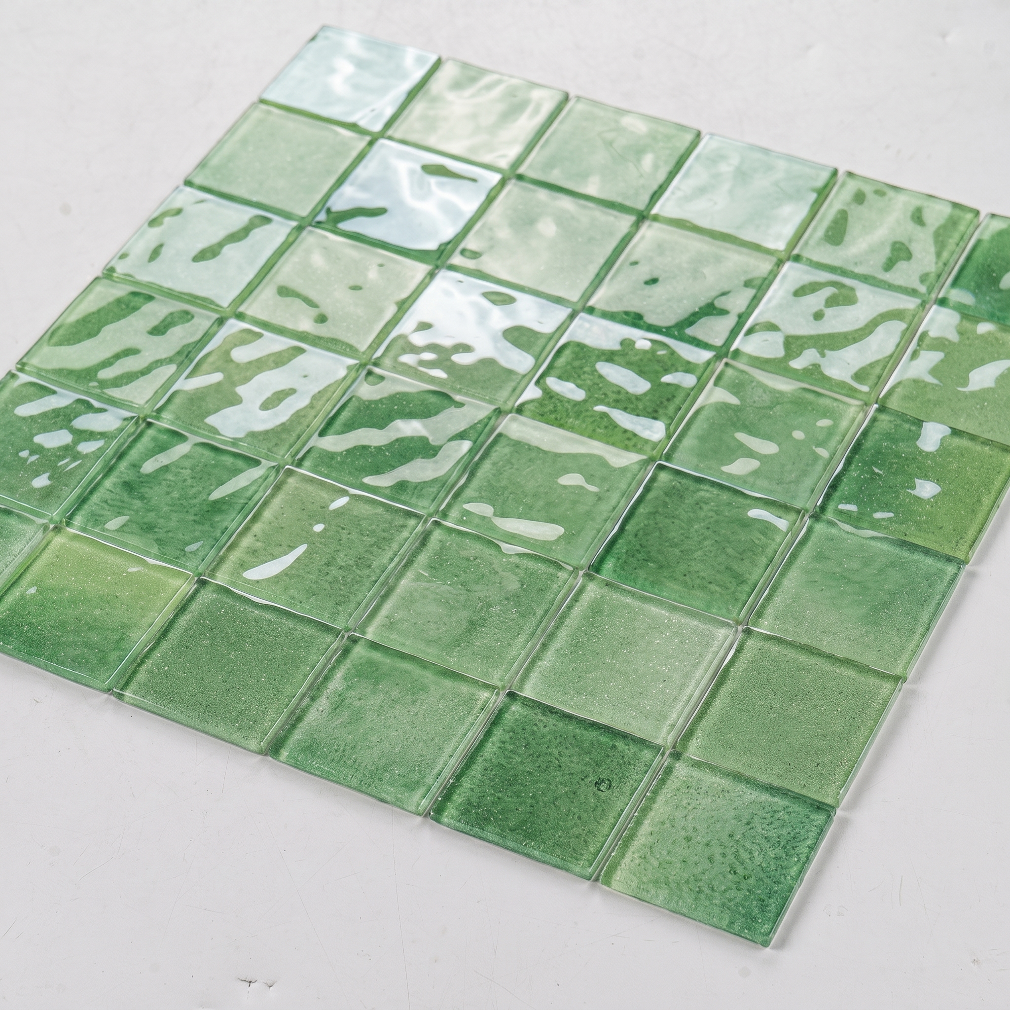 Glasmosaik Mosaikfliese Nizza 48×48 mm & 23×23×4 mm 