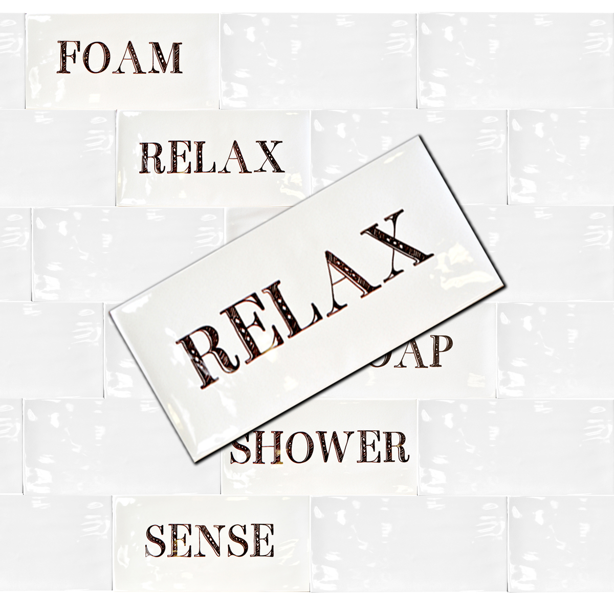 Wandfliesen Dekor Metro Fliesen gewellt-BEN10265.1