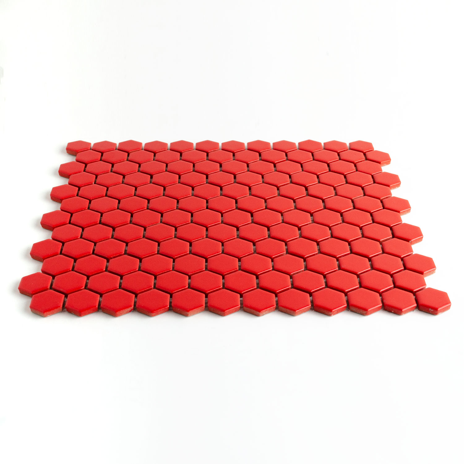 Keramikmosaik Rot Hexagonmosaik Maria-BEN10239 Keramikmosaik Rot Hexagonmosaik Maria-BEN10239