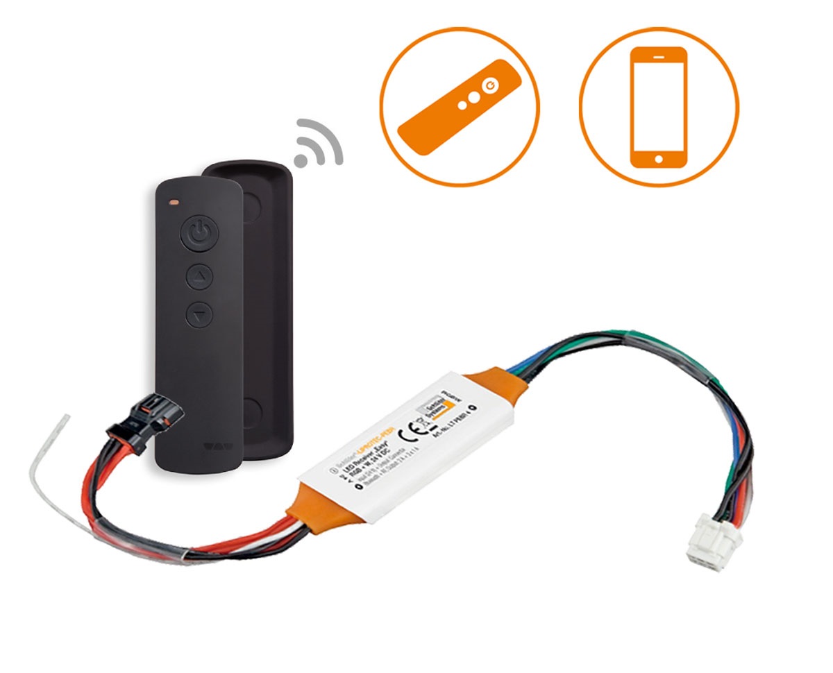 Schlüter-KERDI-BOARD A mit LIPROTEC-Technik LED mit Bluetooth und App Steuerung