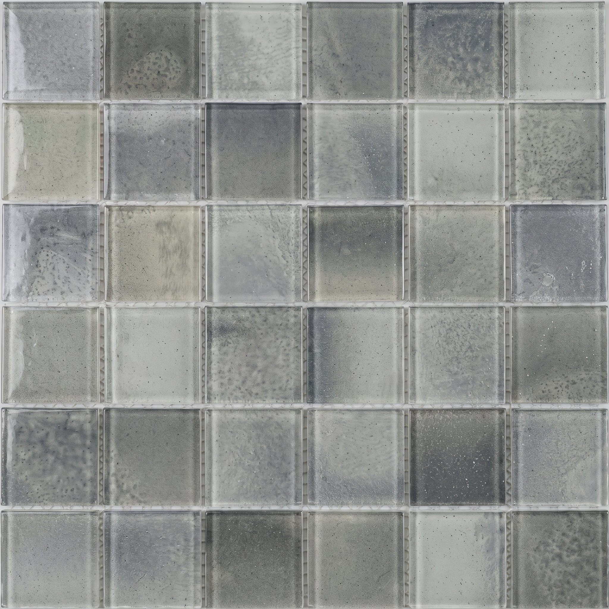 Glasmosaik Mosaikfliese Nizza 48×48 mm & 23×23×4 mm 