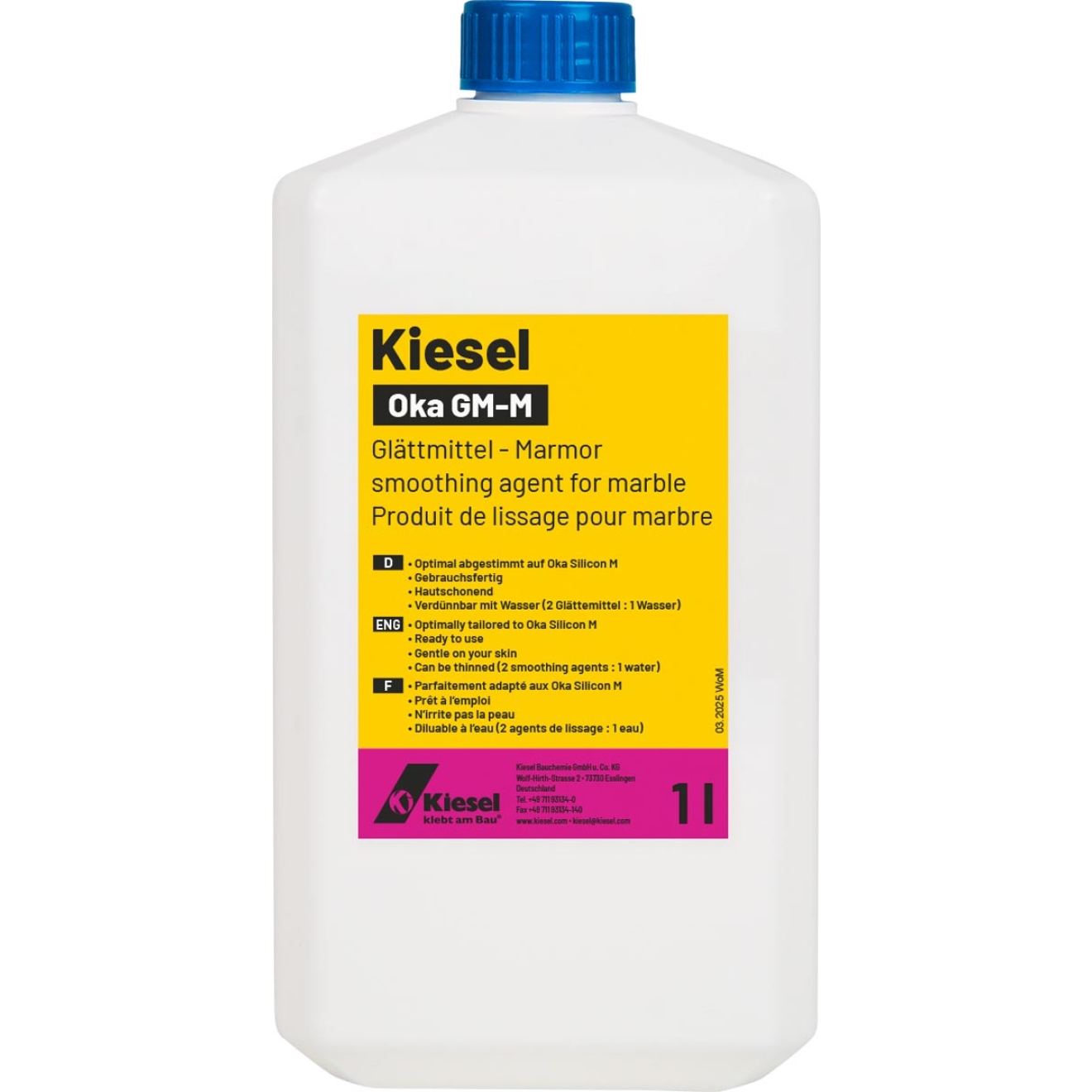 Kiesel Oka GM-M Glättmittel-Marmor 1L