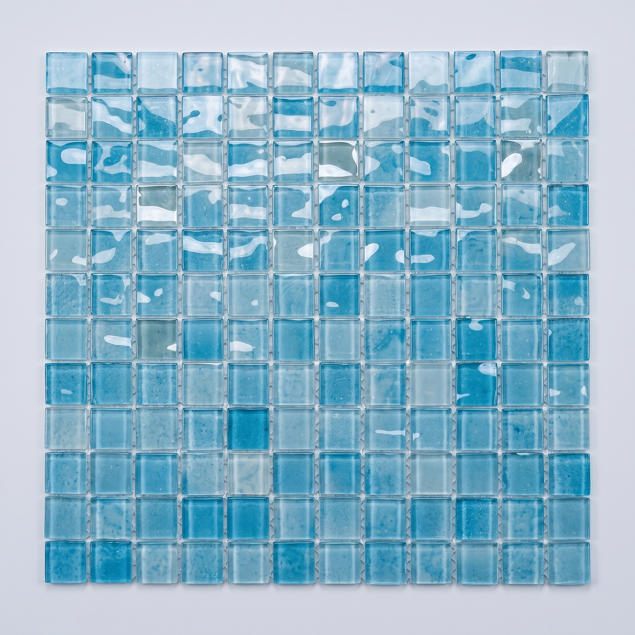 Glasmosaik Mosaikfliese Nizza 48×48 mm & 23×23×4 mm 