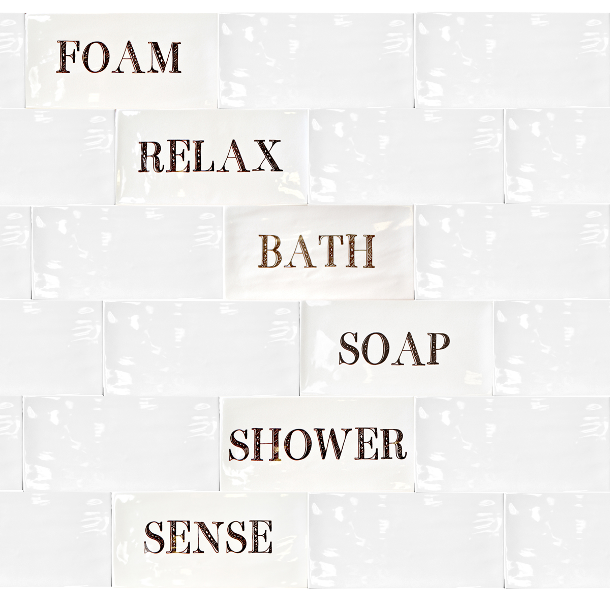 Wandfliesen Dekor Metro Fliesen gewellt-BEN10265.1