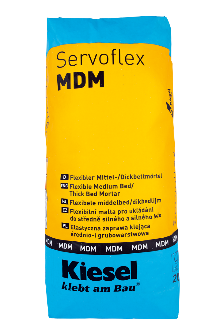 Fliesenkleber für Wandfliesen und Bodenfliesen von Kiesel Servoflex MDM 20kg-BEN10027 Fliesenkleber für Wandfliesen und Bodenfliesen von Kiesel Servoflex MDM 20kg-BEN10027