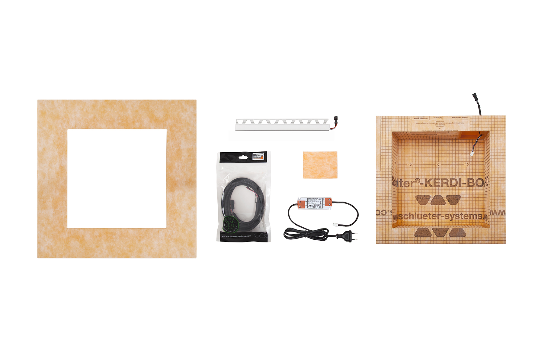 Schlüter-KERDI-BOARD A mit LIPROTEC-Technik LED-BEN10113.7 Schlüter-KERDI-BOARD A mit LIPROTEC-Technik LED-BEN10113.7
