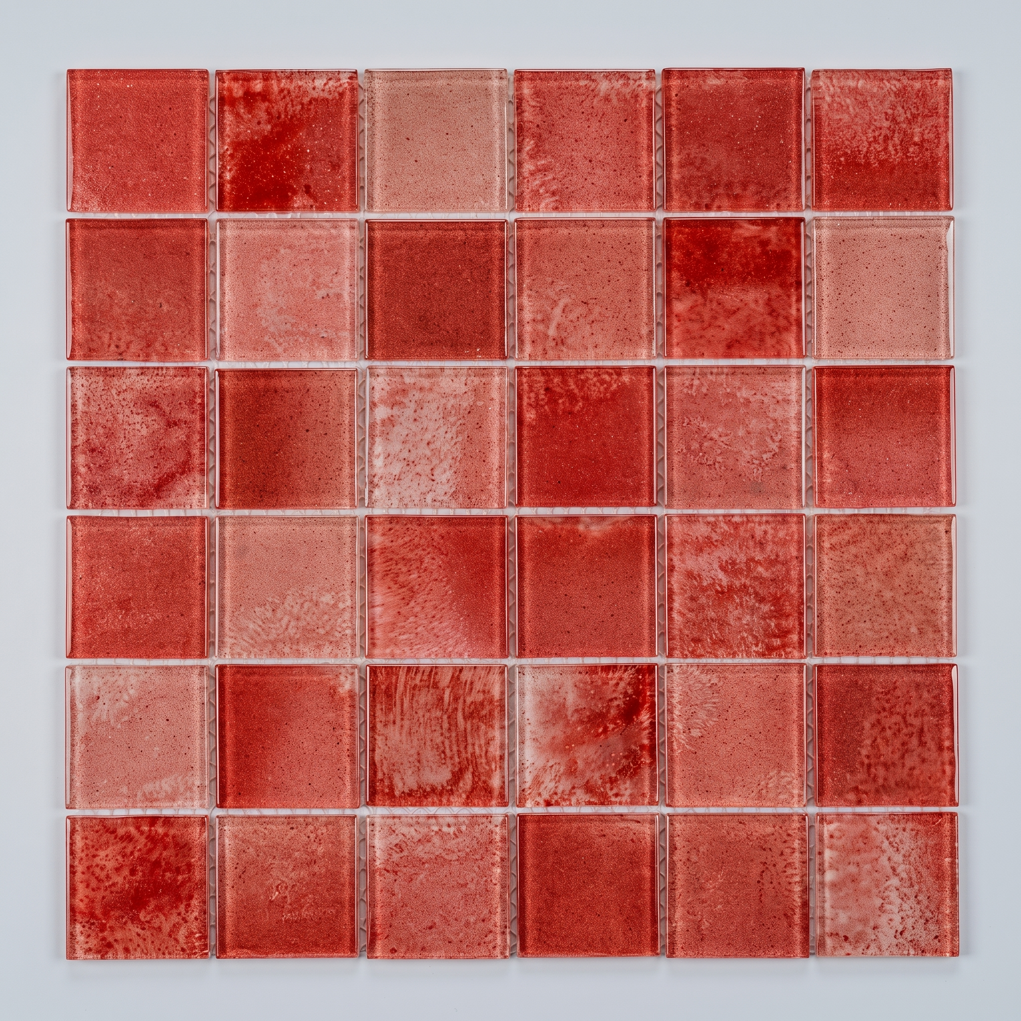Glasmosaik Mosaikfliese Nizza 48×48 mm & 23×23×4 mm 
