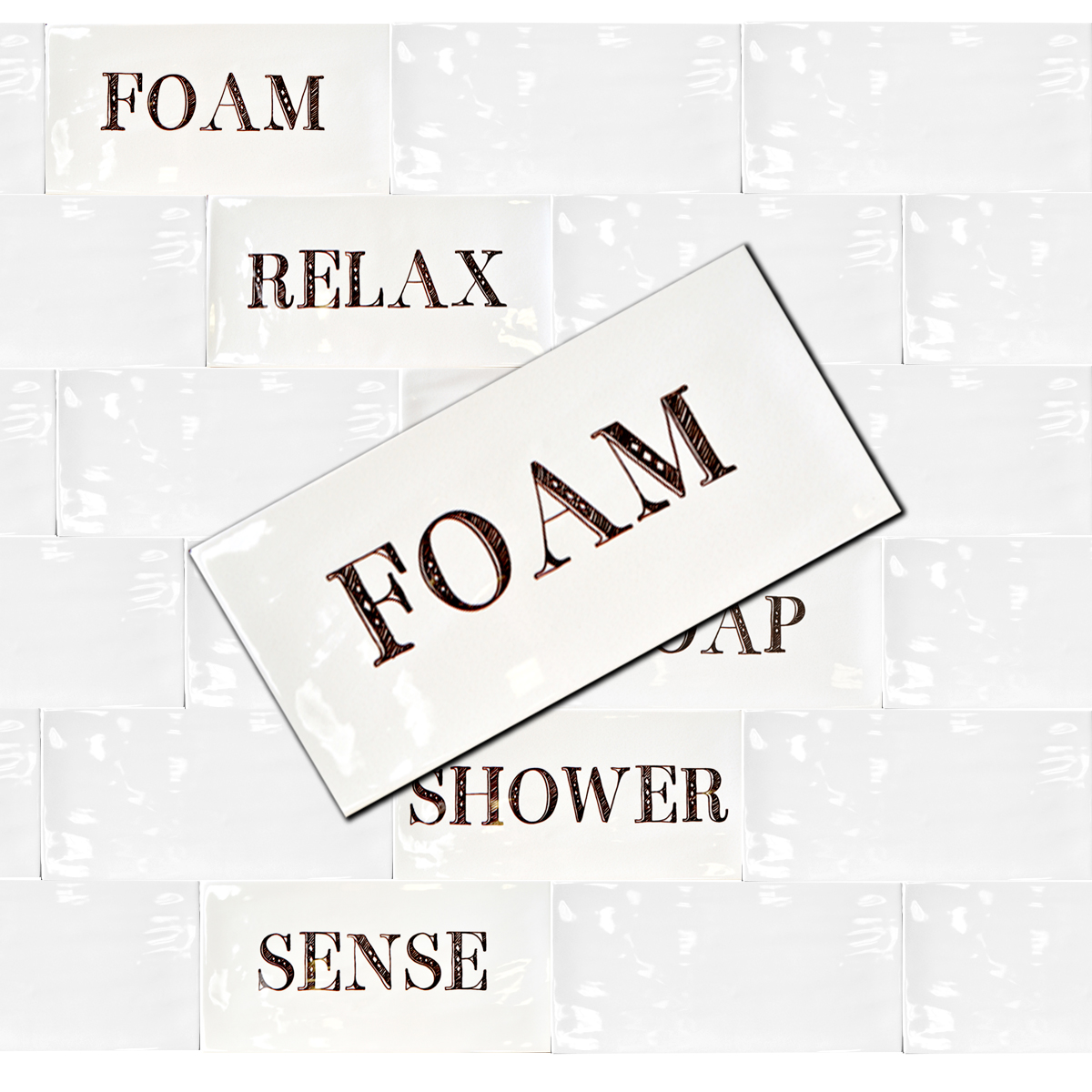 Wandfliesen Dekor Metro Fliesen gewellt-BEN10265.1