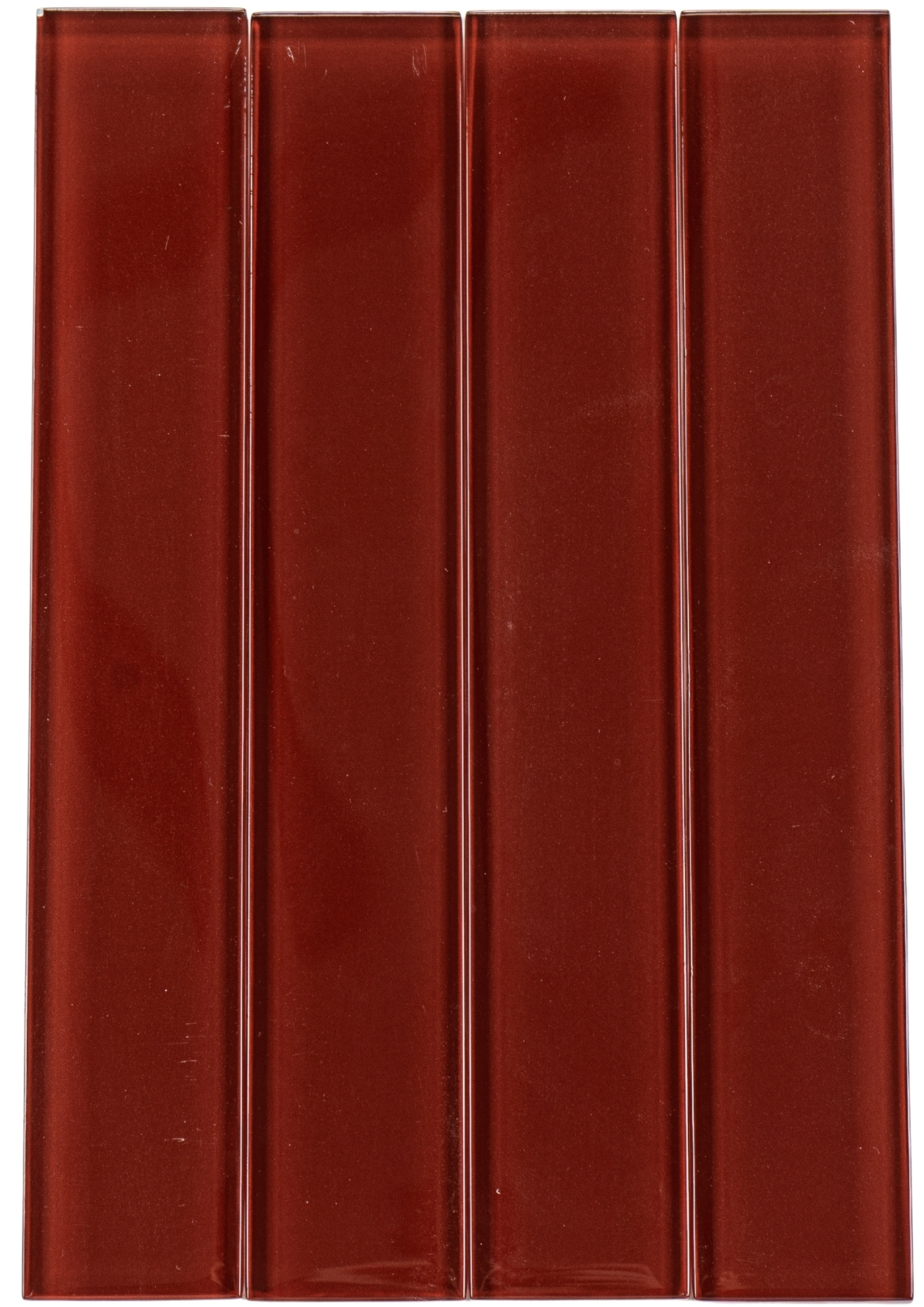 Glasmosaik Tile 8mm Rot