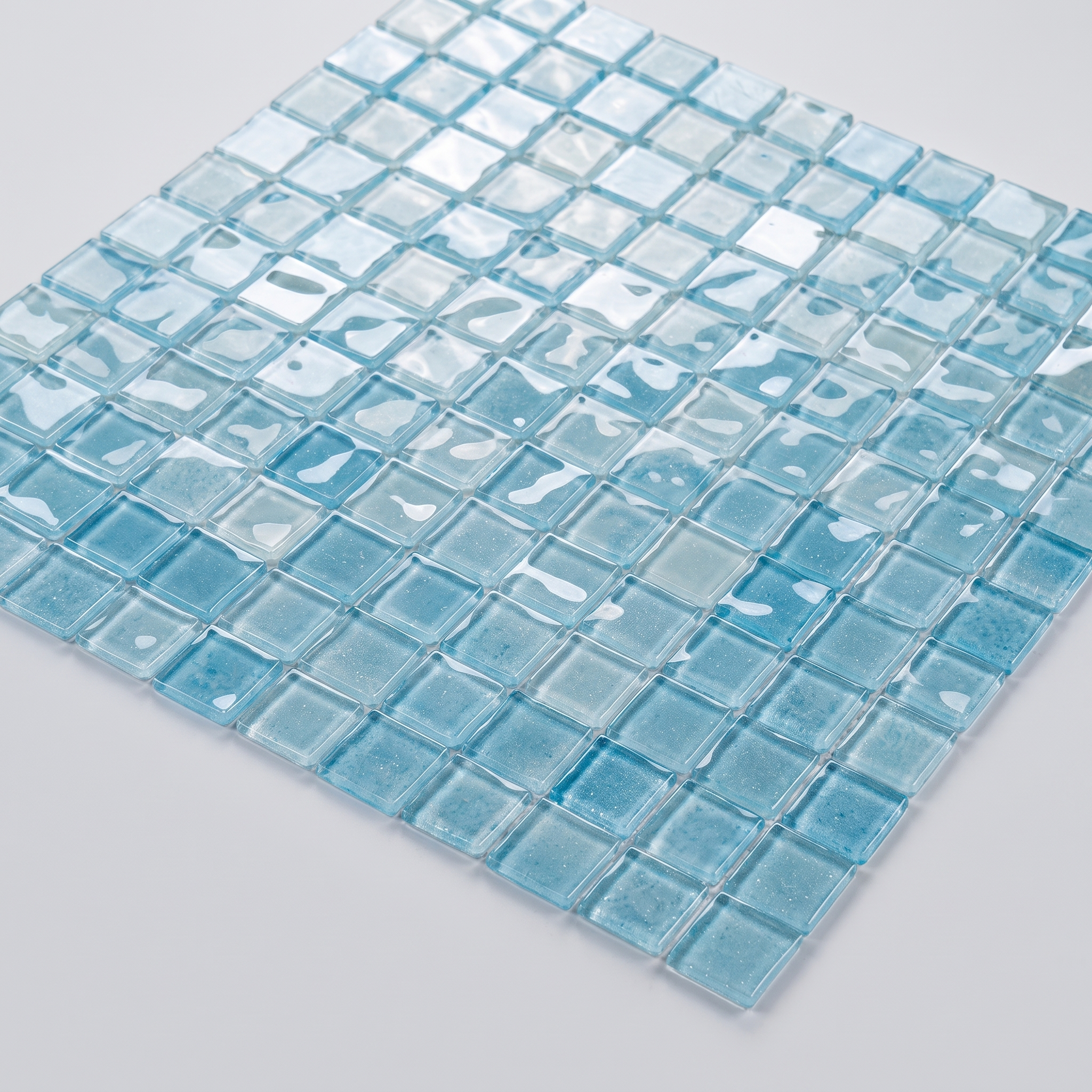 Glasmosaik Mosaikfliese Nizza 48×48 mm & 23×23×4 mm 