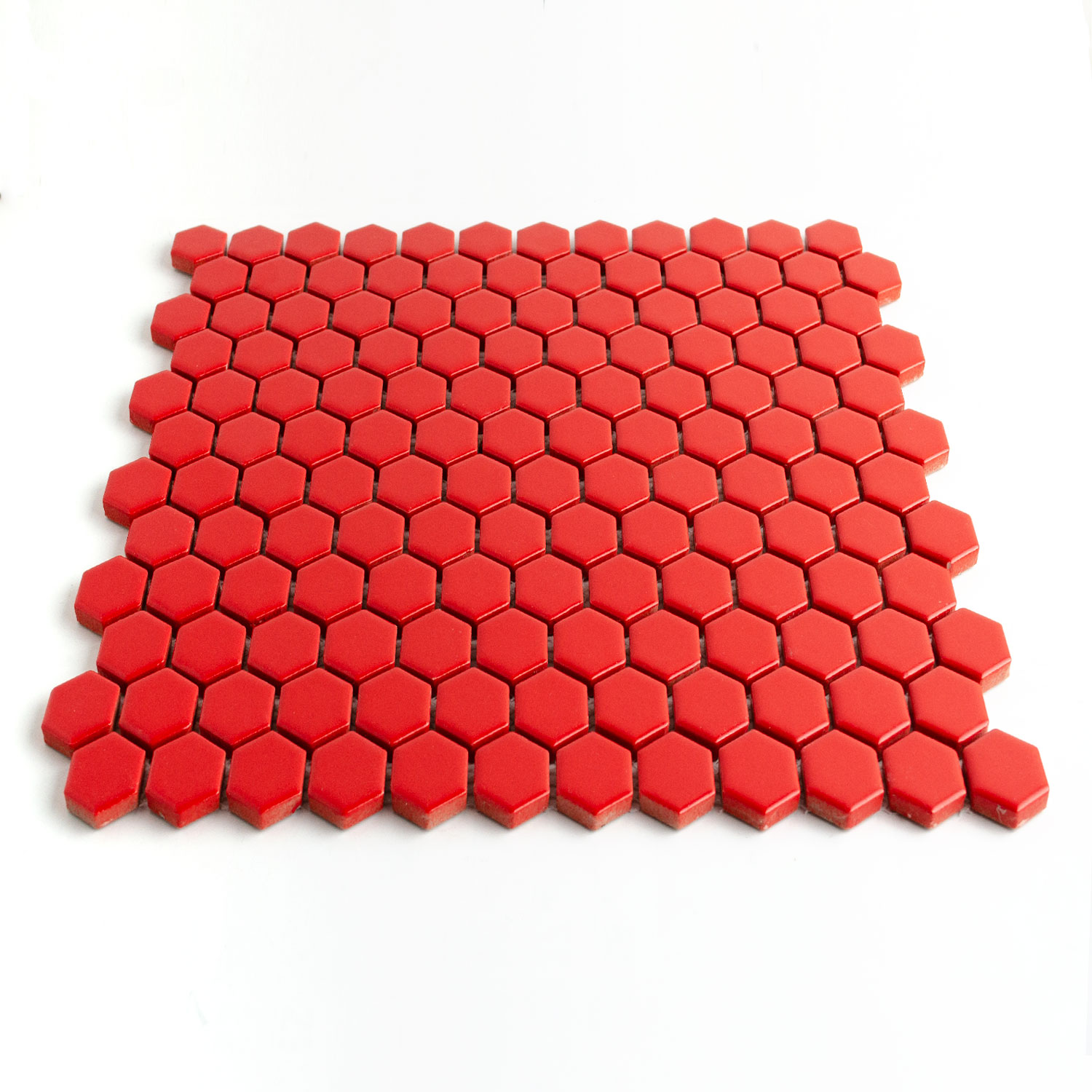 Keramikmosaik Rot Hexagonmosaik Maria-BEN10239 Keramikmosaik Rot Hexagonmosaik Maria-BEN10239