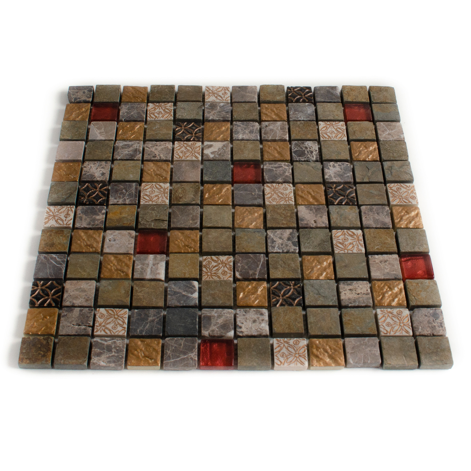 Glas Naturstein Mosaik Nohea mix-BEN10394 Glas Naturstein Mosaik Nohea mix-BEN10394