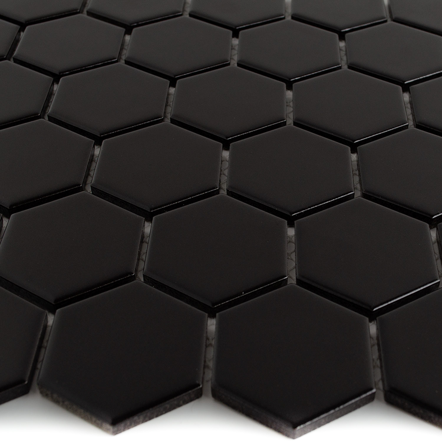 Pamela Keramikmosaik Hexagon Mosaikfliese 48 Glänzend-BEN10225.2