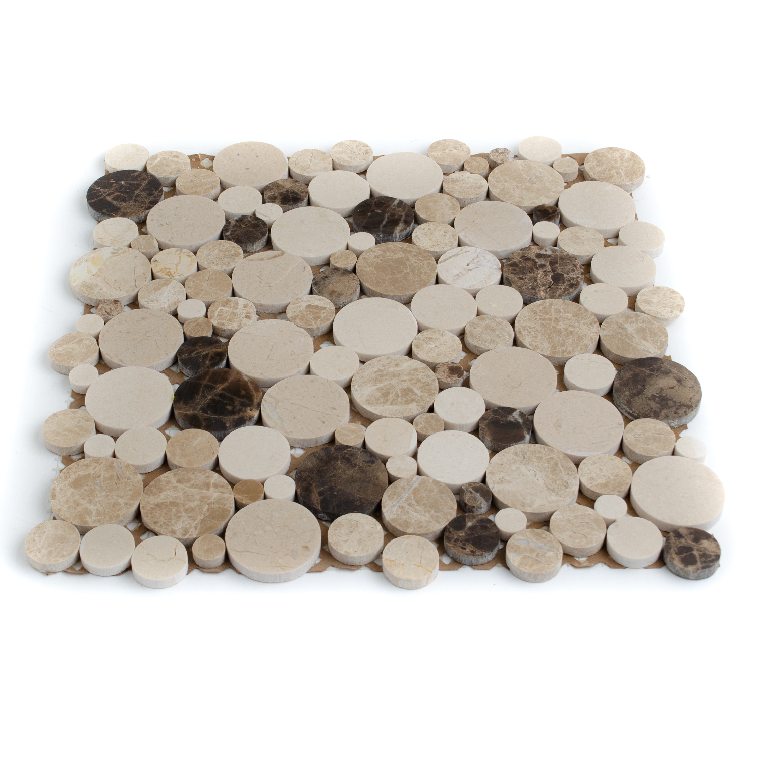 Natursteinmosaik Marmormosiak Mosaik Rund Beige Naola-BEN10277 Natursteinmosaik Marmormosiak Mosaik Rund Beige Naola-BEN10277